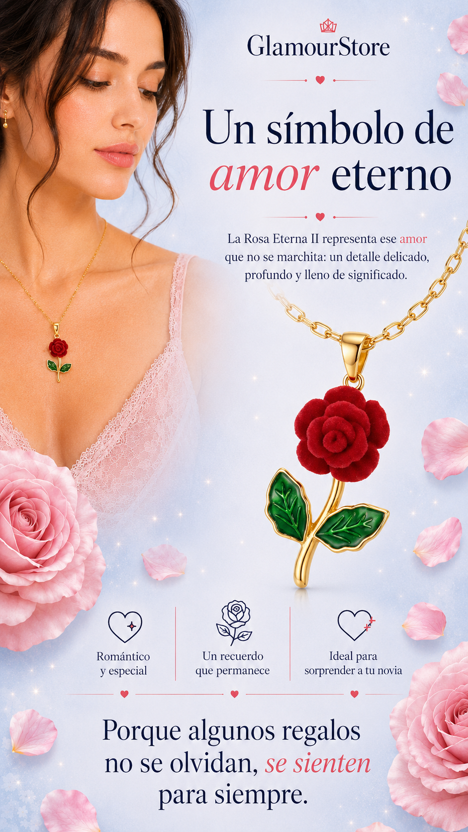 Collar Rosa Eterna II