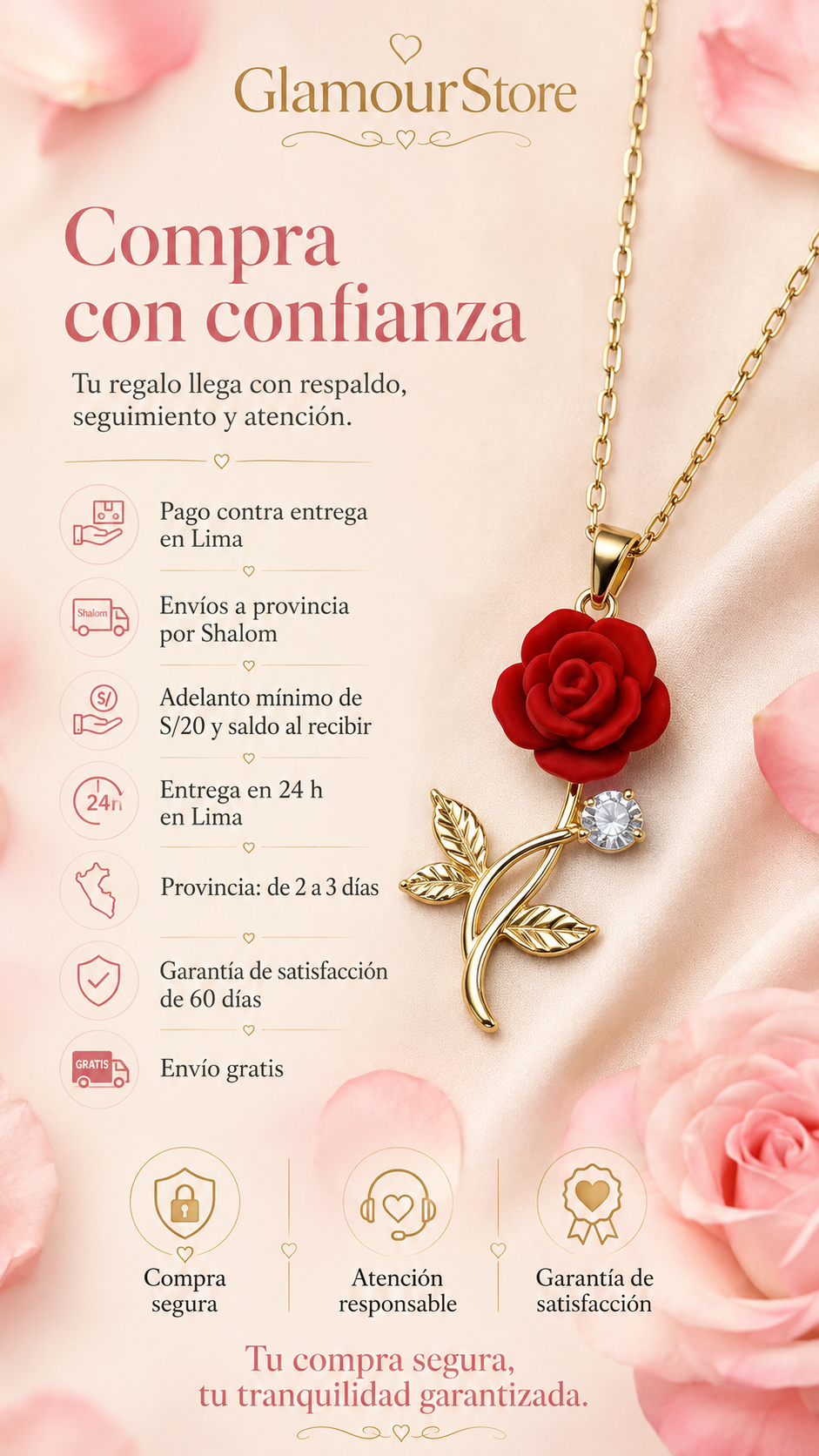Collar Rosa III